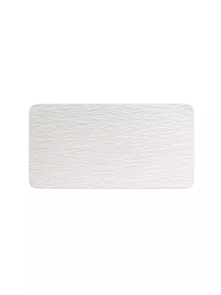 VILLEROY & BOCH | Fuente rectangular Manufacture Rock Blanc de 35x18 cm | weiss