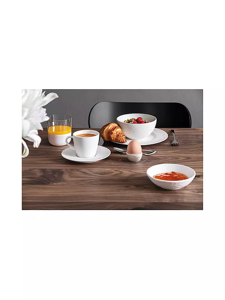 VILLEROY & BOCH | Huevera 5cm MANUFACTURE Rockblanc | Blanco