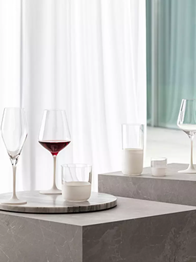 VILLEROY & BOCH | Juego de 4 copas de champán MANUFACTURE ROCK BLANC GLAS | 