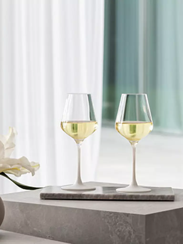 VILLEROY & BOCH | Juego de 4 copas de vino blanco MANUFACTURE ROCK BLANC GLAS | Blanco