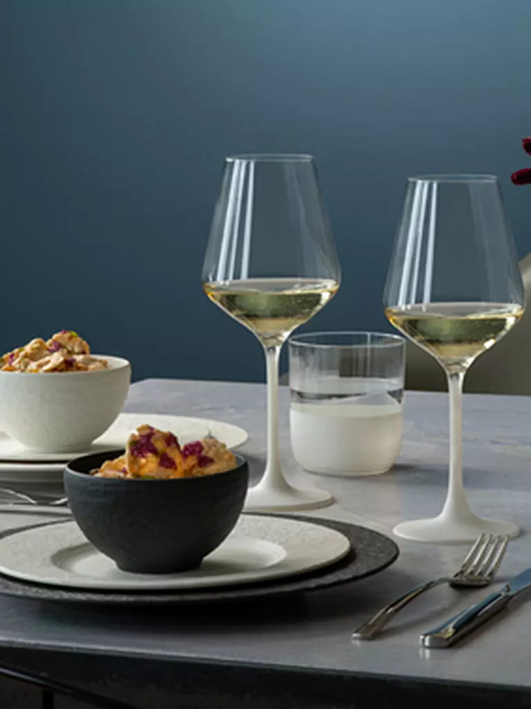 VILLEROY & BOCH | Juego de 4 copas de vino blanco MANUFACTURE ROCK BLANC GLAS | 