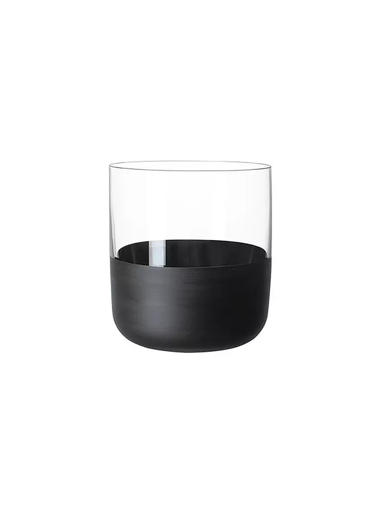 VILLEROY & BOCH | Juego de 4 vasos de chupito MANUFACTURE ROCK 40ml | Negro