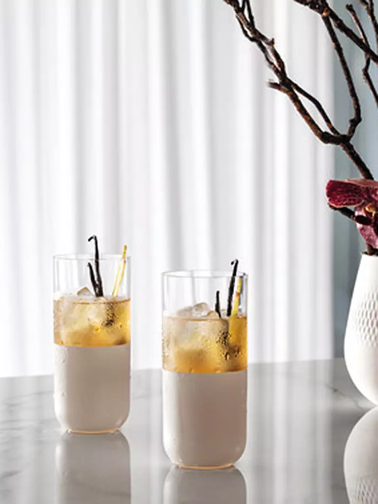 VILLEROY & BOCH | Juego de 4 vasos de tubo MANUFACTURE ROCK BLANC GLAS | 