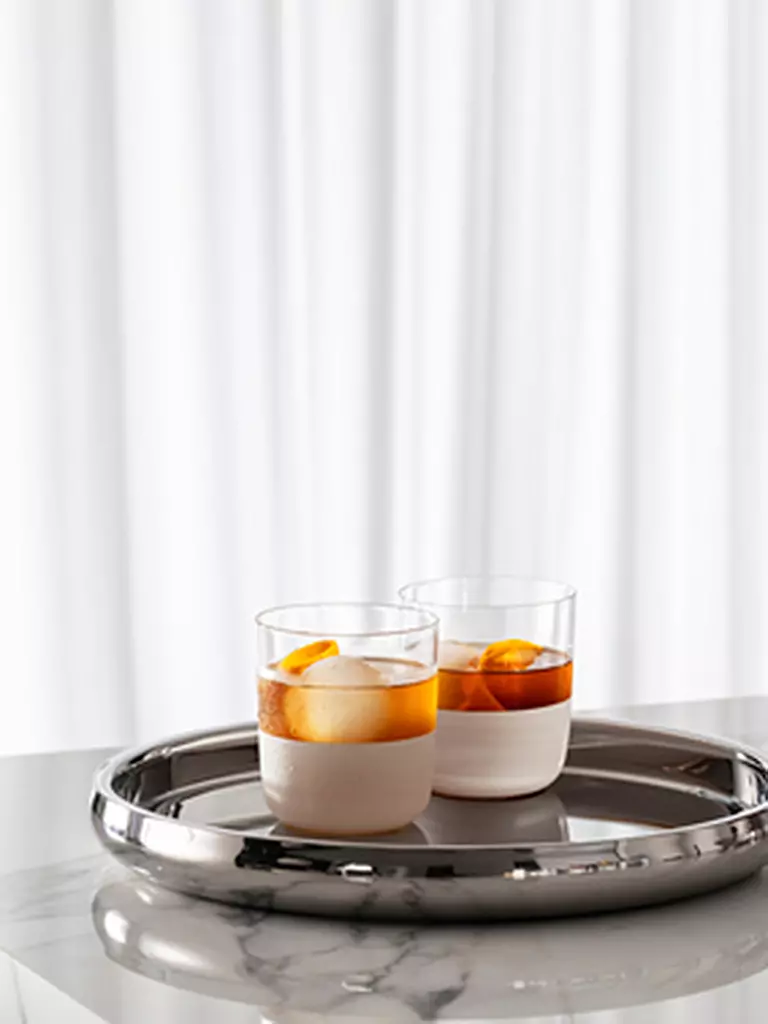 VILLEROY & BOCH | Juego de 4 vasos de whisky MANUFACTURE ROCK BLANC GLAS | 