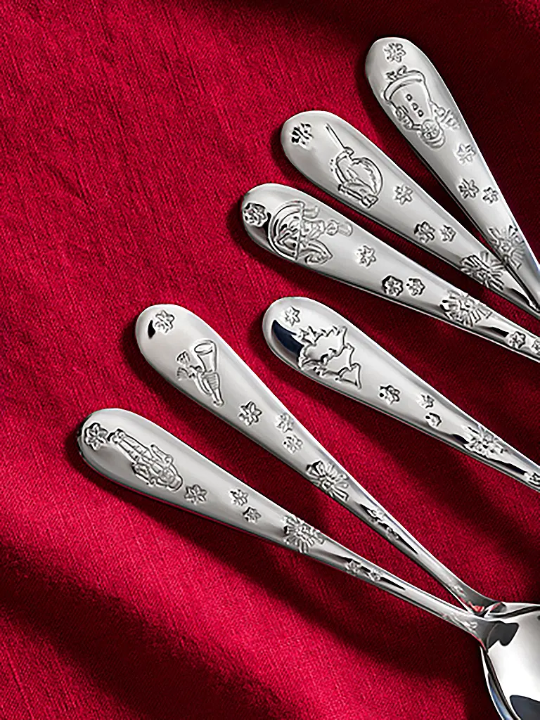 VILLEROY & BOCH | Juego de cucharillas de café de 6 piezas | Plata