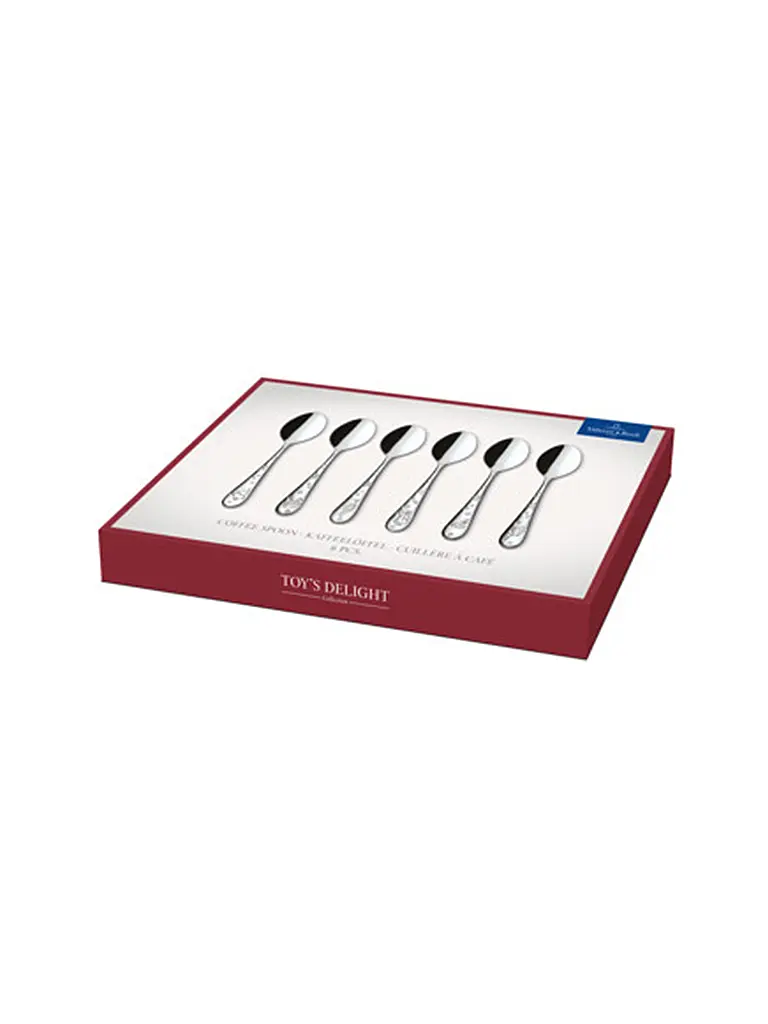 VILLEROY & BOCH | Juego de cucharillas de café de 6 piezas | Plata