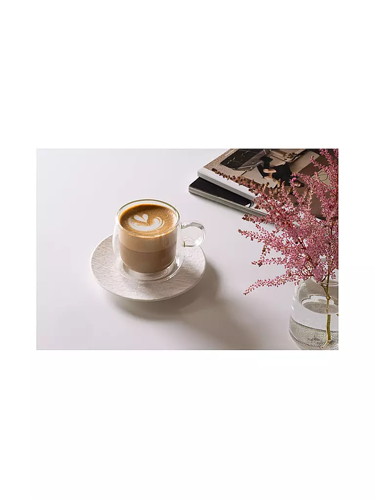 VILLEROY & BOCH | Juego de vasos de café de 2 piezas ARTESANO H&C | Transparente