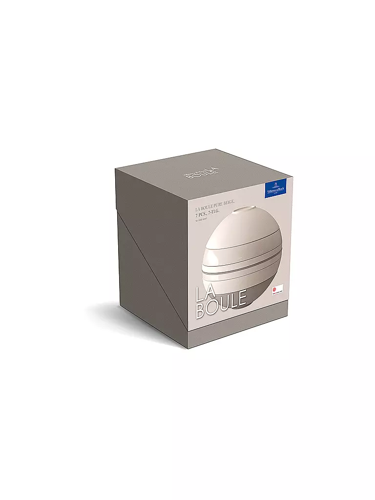 VILLEROY & BOCH | La Boule Iconic 7 piezas Pure Beige | Crema