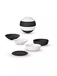 VILLEROY & BOCH | La Petite Boule BLACK&WHITE ICONIC 5 piezas | Negro