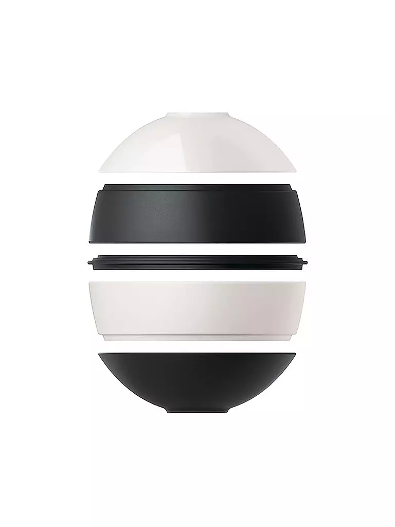 VILLEROY & BOCH | La Petite Boule BLACK&WHITE ICONIC 5 piezas | Negro