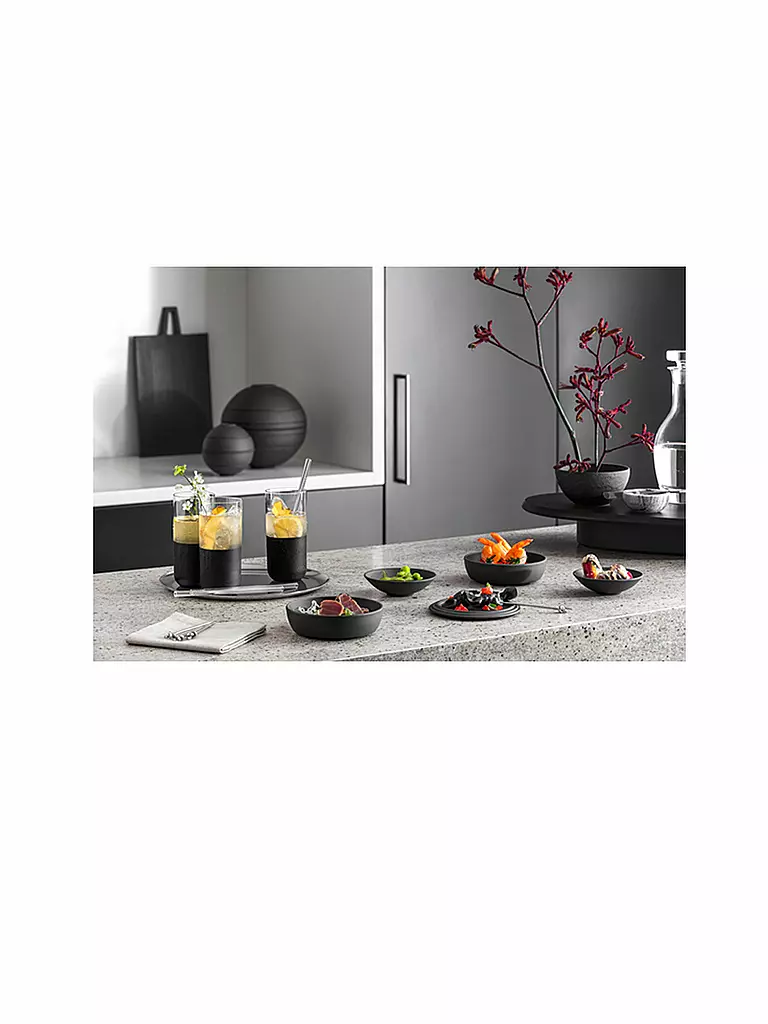 VILLEROY & BOCH | La Petite Boule BLACK ICONIC 5 piezas | Negro