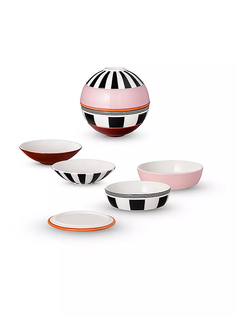 VILLEROY & BOCH | La Petite Boule MEMPHIS  ICONIC 5 piezas | Multicolor
