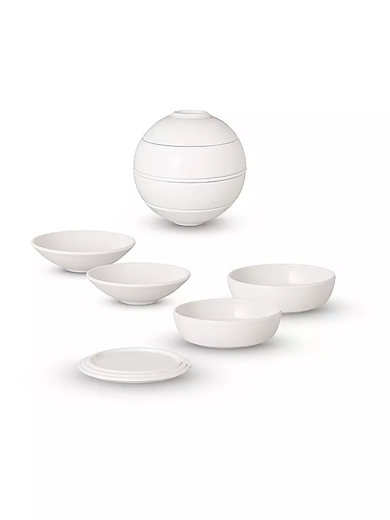 VILLEROY & BOCH | La Petite Boule WHITE ICONIC 5 piezas | Blanco