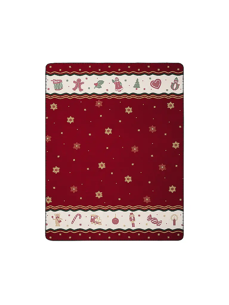VILLEROY & BOCH | Manta - Plaid 150x200cm TOYS DELIGHTGHT Ruby | Rojo oscuro