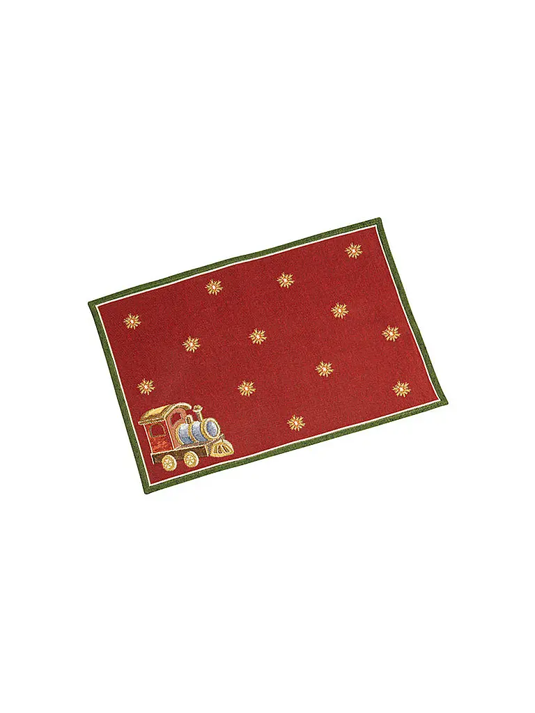 VILLEROY & BOCH | Mantel individual 4 piezas 32x48cm Toy's Delight | Rojo oscuro