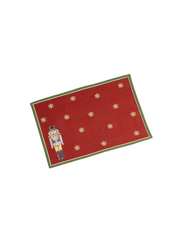 VILLEROY & BOCH | Mantel individual 4 piezas 32x48cm Toy's Delight | Rojo oscuro