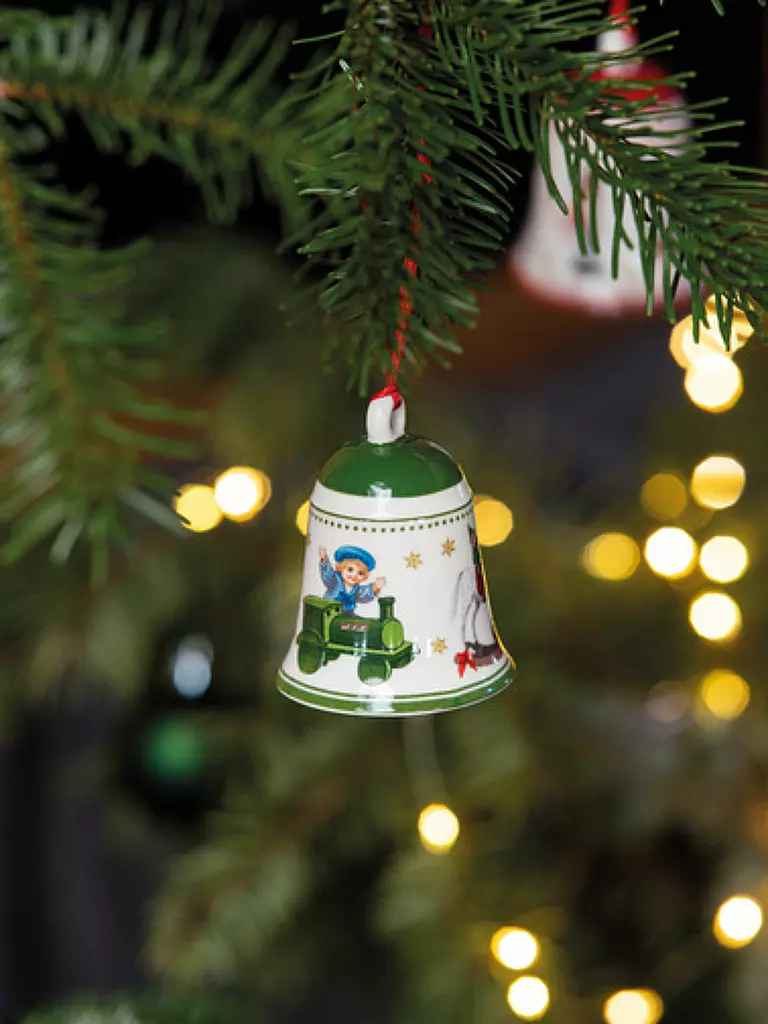 VILLEROY & BOCH | My Christmas Tree Campana, 2, 2021 5,5x5,5x6,9cm | Verde oscuro