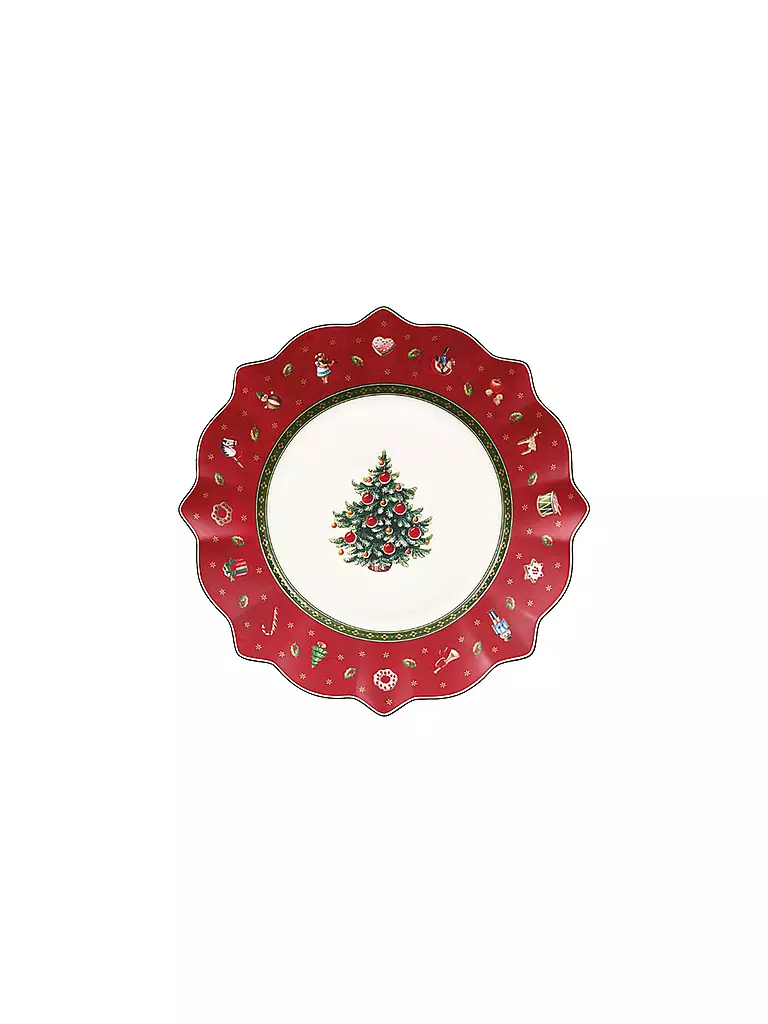 VILLEROY & BOCH | Plato de desayuno de 24 cm "Toy's Delight" | Rojo oscuro