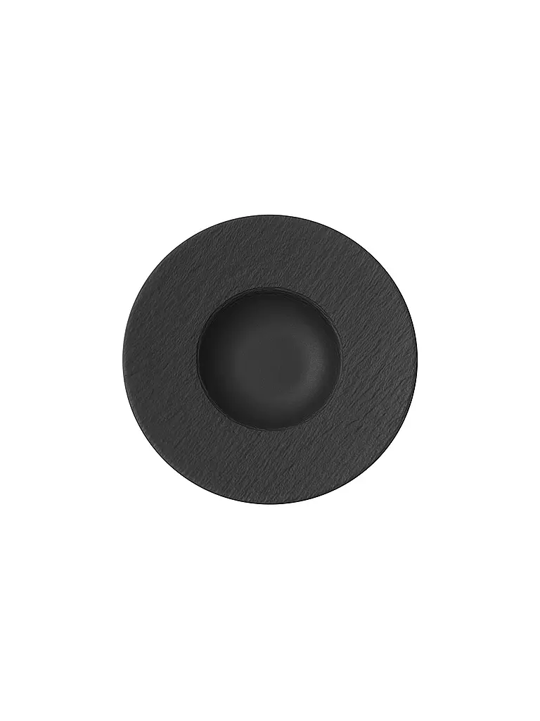 VILLEROY & BOCH | Plato de pasta "Manufacture Rock" 28,5 cm (Gris) | Negro