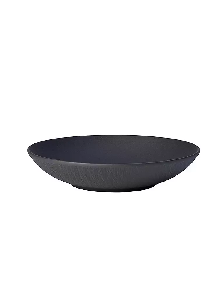 VILLEROY & BOCH | Plato hondo plano "Manufacture Rock" 24cm (Negro) | Negro