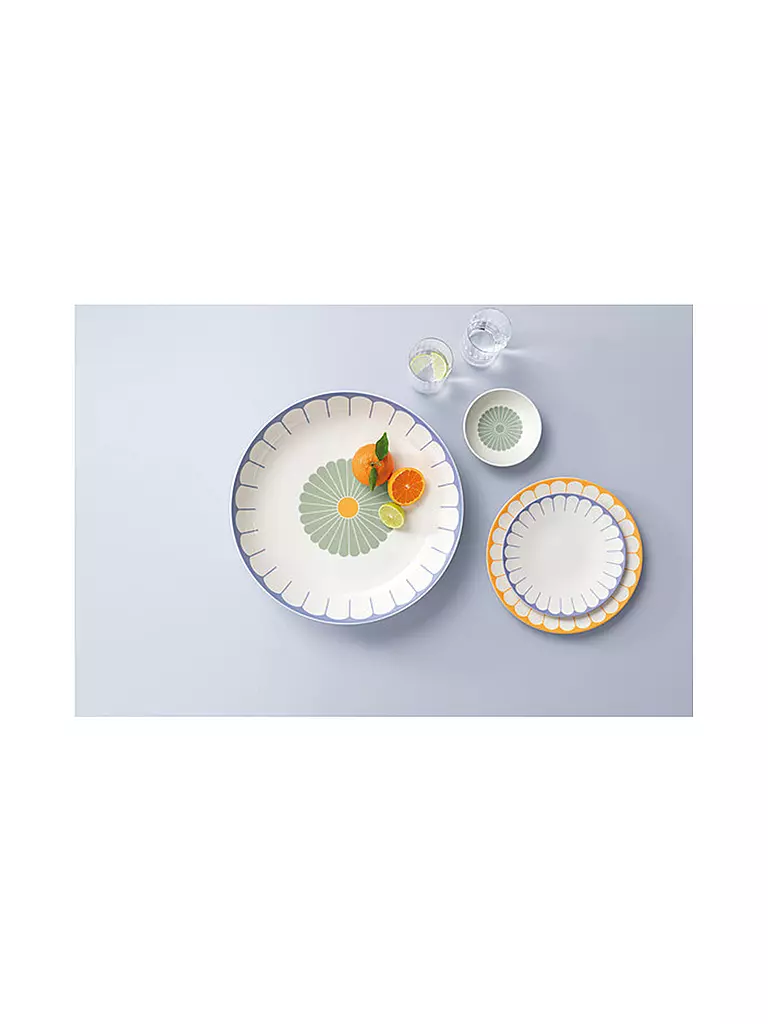 VILLEROY & BOCH | Plato llano 26,5 cm FLEUR SOLEIL | Naranja