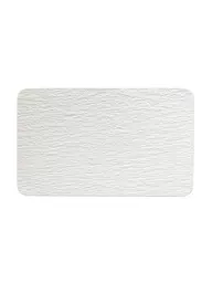 VILLEROY & BOCH | Plato rectangular Manufacture Rock Blanc 28x17cm | Blanco