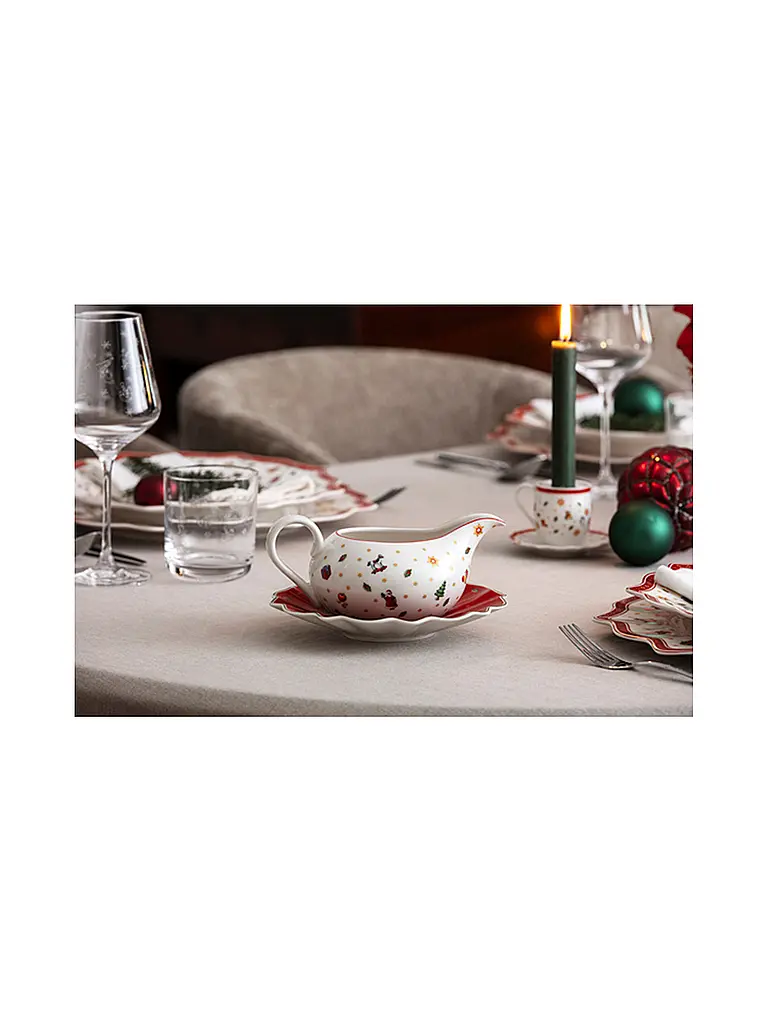 VILLEROY & BOCH | Salsera con plato 20x18x10cm Toy's Delight | Multicolor