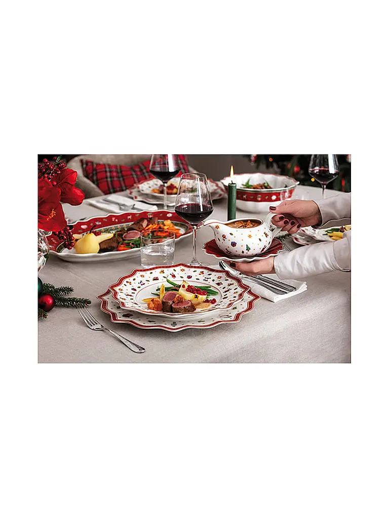 VILLEROY & BOCH | Salsera con plato 20x18x10cm Toy's Delight | Multicolor