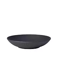 VILLEROY & BOCH | Schale flach "Manufacture Rock" 24cm (Schwarz) | Negro