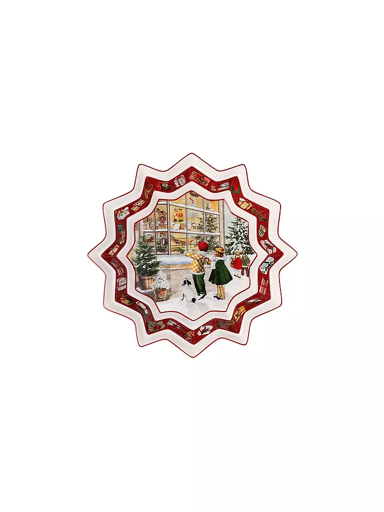VILLEROY & BOCH | Schale navideña Toys Fantasy 24 cm Tienda de juguetes | Multicolor