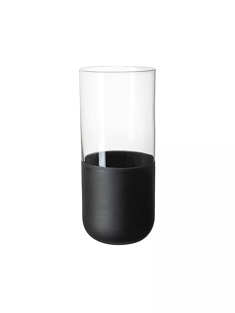 VILLEROY & BOCH | Set de 4 vasos de tubo MANUFACTURE ROCK 300ml | schwarz