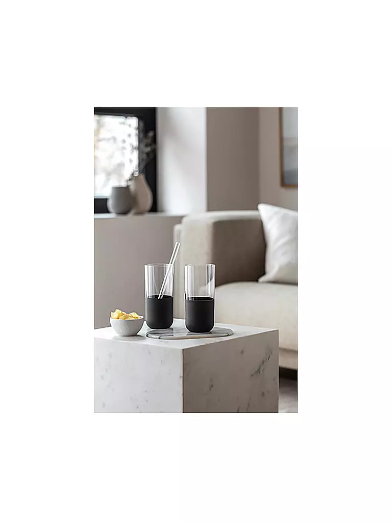 VILLEROY & BOCH | Set de 4 vasos de tubo MANUFACTURE ROCK 300ml | 