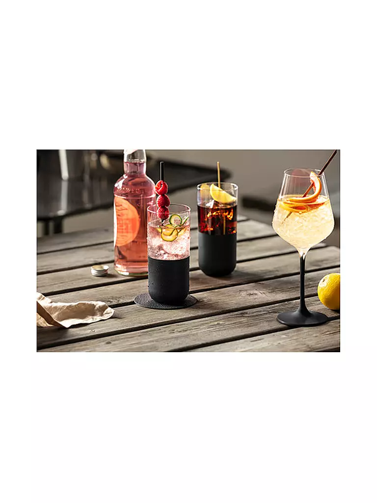 VILLEROY & BOCH | Set de 4 vasos de tubo MANUFACTURE ROCK 300ml | 