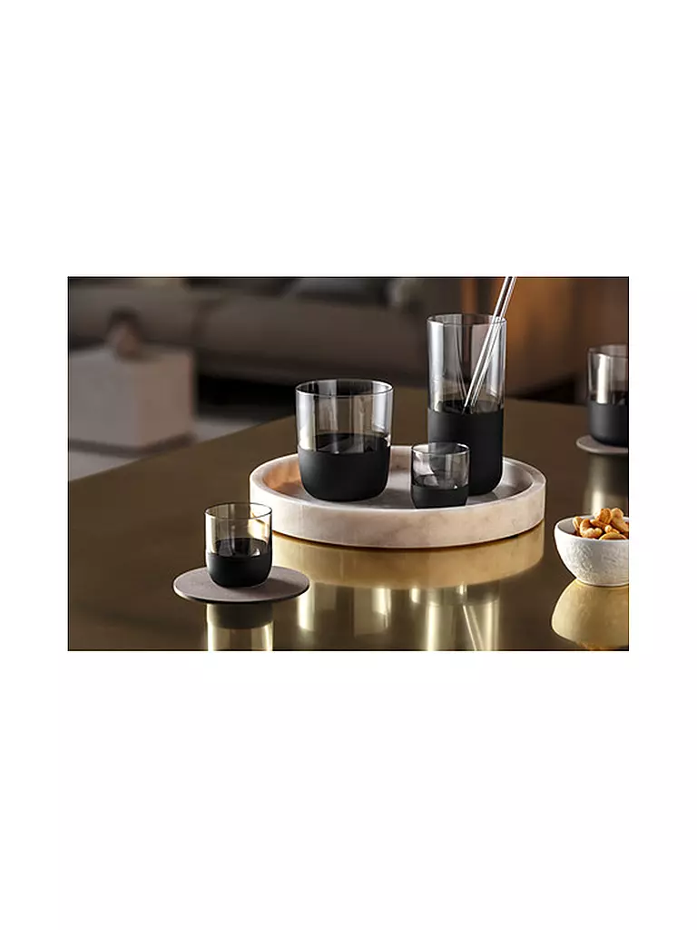 VILLEROY & BOCH | Set de 4 vasos de tubo MANUFACTURE ROCK 300ml | 