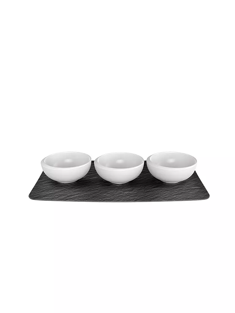 VILLEROY & BOCH | Set de cuencos para salsas 4 piezas Newmoon | Blanco