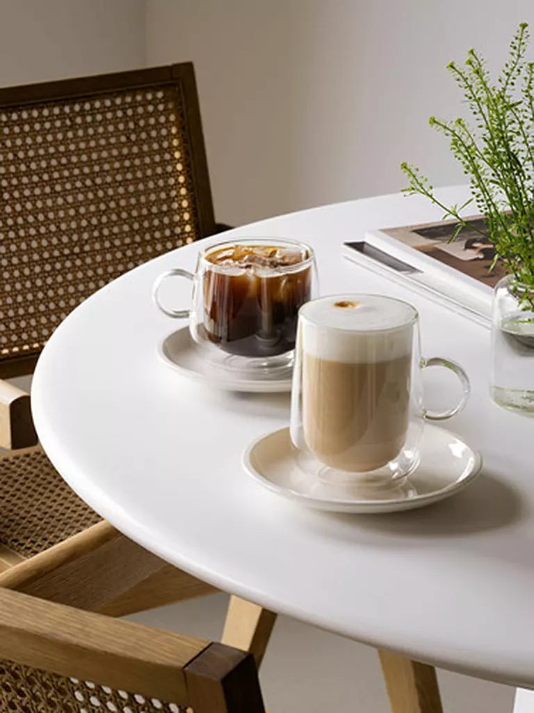VILLEROY & BOCH | Set de Latte Macchiato 2 piezas ARTESANO H&C | Transparente