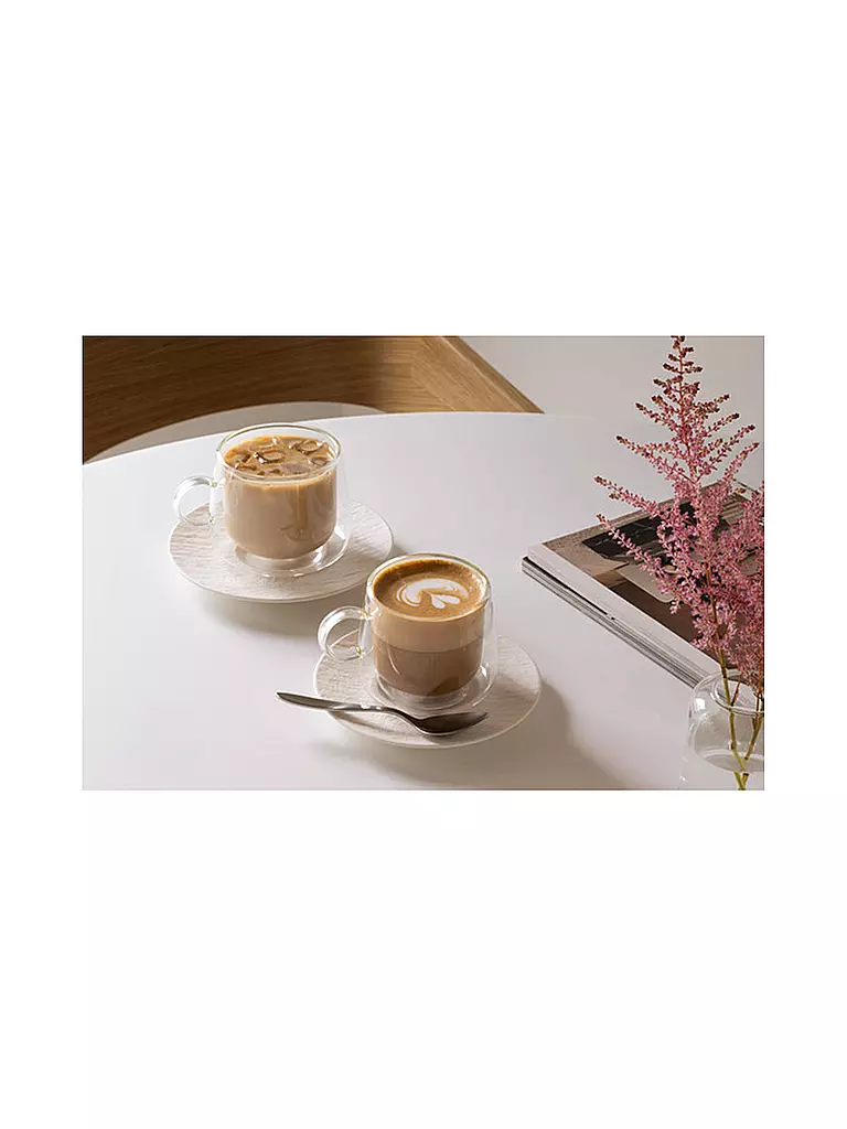 VILLEROY & BOCH | Set de vasos para capuchino de 2 piezas ARTESANO H&C | Transparente