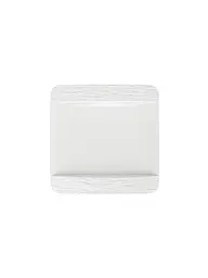 VILLEROY & BOCH | Speiseteller quadratisch Manufacture Rock Blanc 28x28cm | Blanco