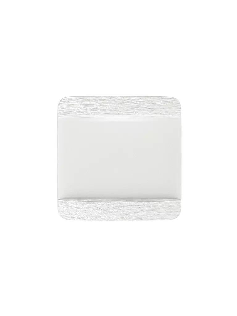 VILLEROY & BOCH | Speiseteller quadratisch Manufacture Rock Blanc 28x28cm | Blanco