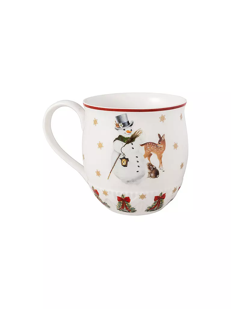 VILLEROY & BOCH | Taza Jumbo de Navidad Toys Fantasy 0,53 l, diseño de muñeco de nieve | Multicolor