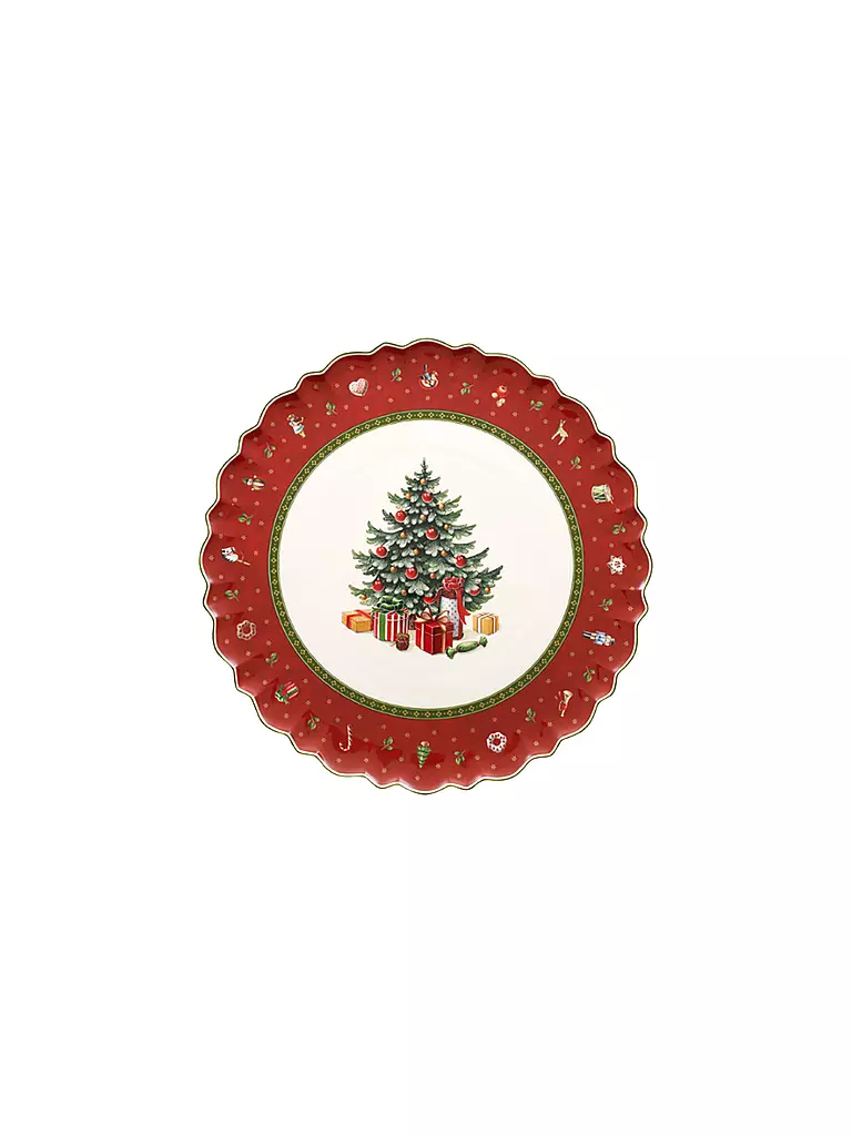 VILLEROY & BOCH | Toy's Delight Kuchenplatte rund 33cm | Rojo oscuro