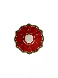 VILLEROY & BOCH | Toy's Delight Plato para taza de café con leche | Rojo oscuro