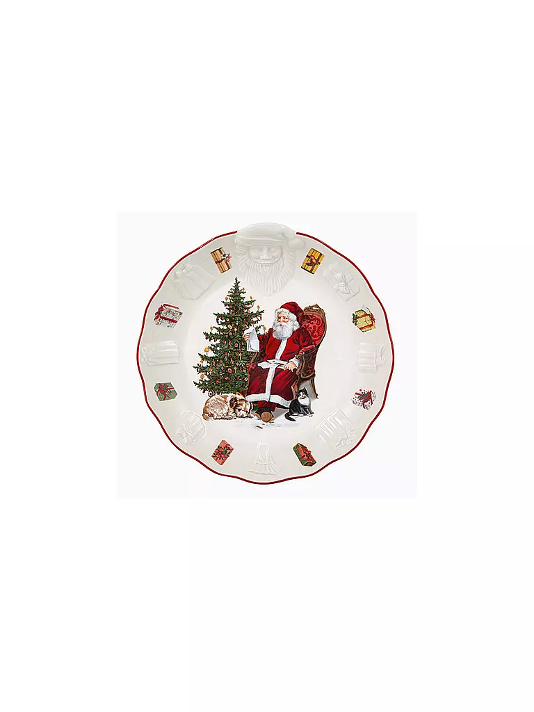 VILLEROY & BOCH | Toy's Fantasy Schale mit Santa Relief, 24x25x4,6cm | Multicolor
