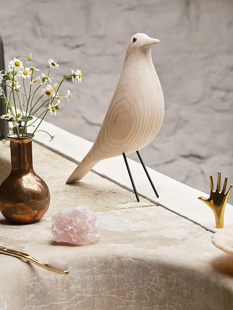 VITRA | Figura decorativa - Eames House Bird Esche Cotton White | Crema
