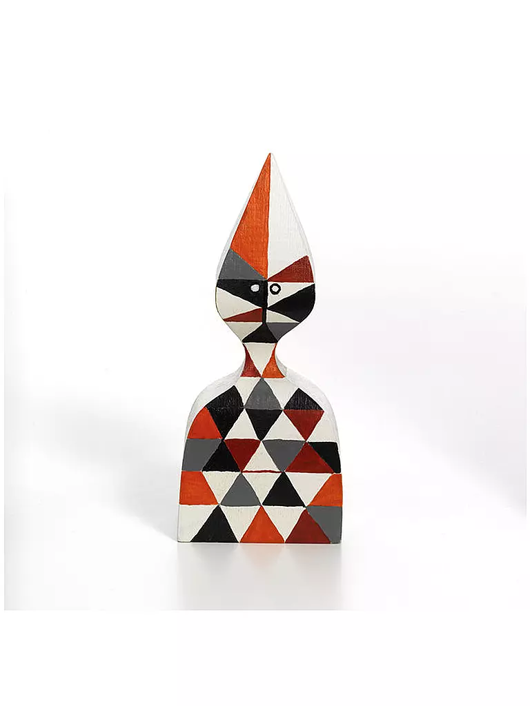VITRA | Muñeca de madera decorativa de 18,1 cm n.º 12 | Multicolor