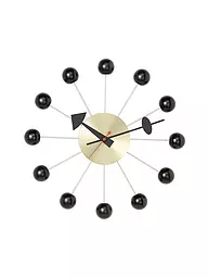 VITRA | Reloj de pared "Ball Clock" 33cm (Latón/Negro) | Negro