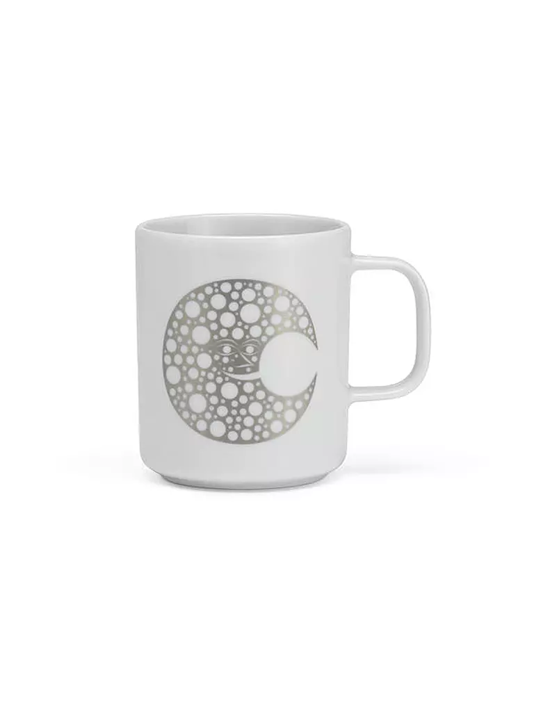 VITRA | Taza con asa - Taza de café Moon Plata | Plata