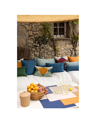 VIVARAISE | Funda de cojín 45x45cm ZEFF Shade Indigo