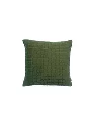 VIVARAISE | Funda de cojín 45x45cm SWAMI Lichen | Verde oscuro