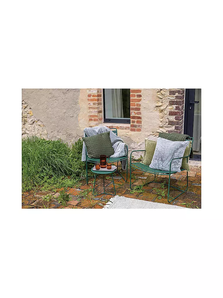 VIVARAISE | Funda de cojín 45x45cm SWAMI Olive | 